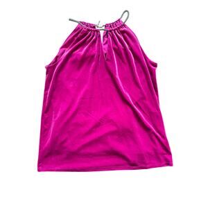 INC INTERNATIONAL CONCEPTS, SIZE M, PURPLE HALTER, FORMAL